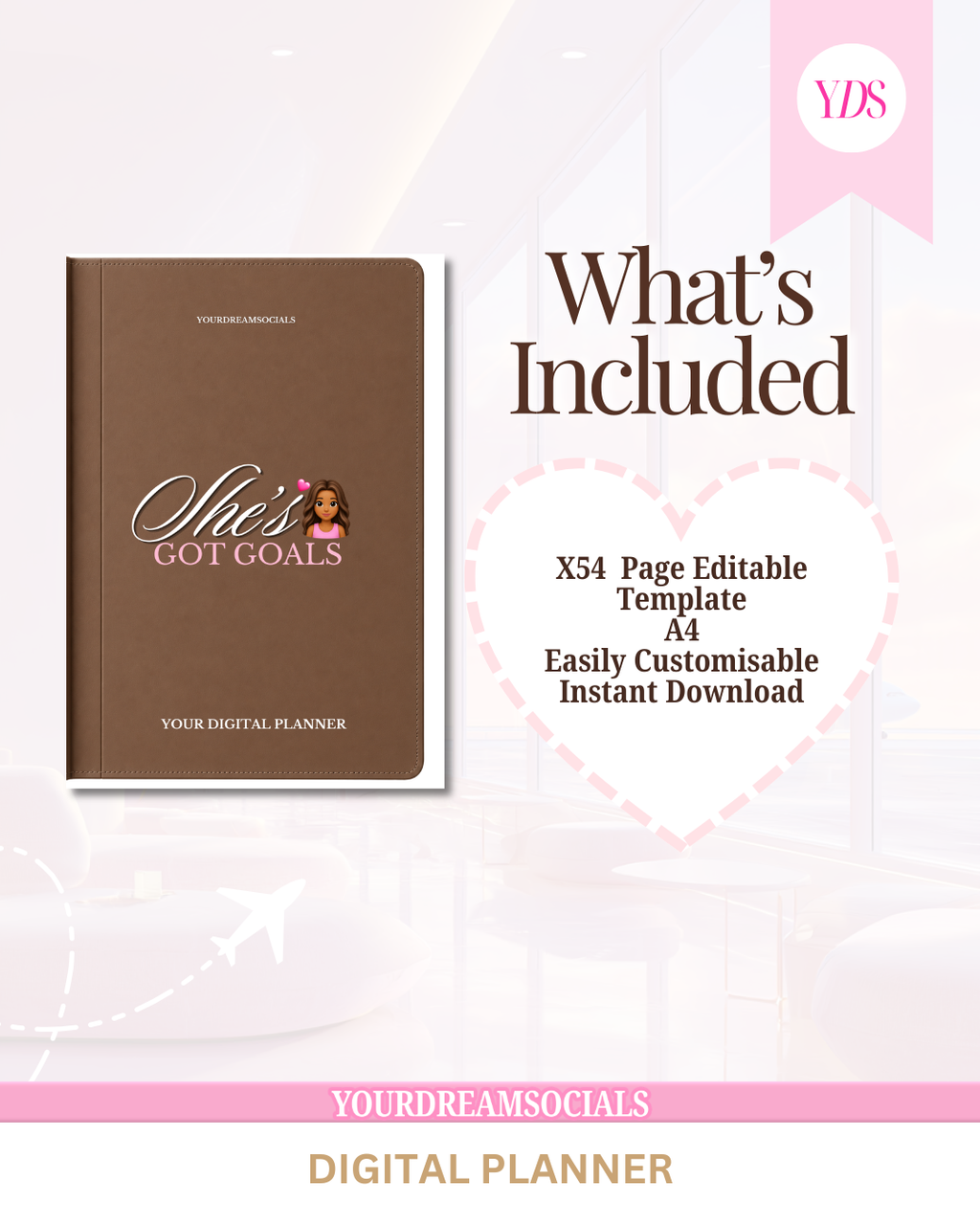 She's Got Goals Digital planner