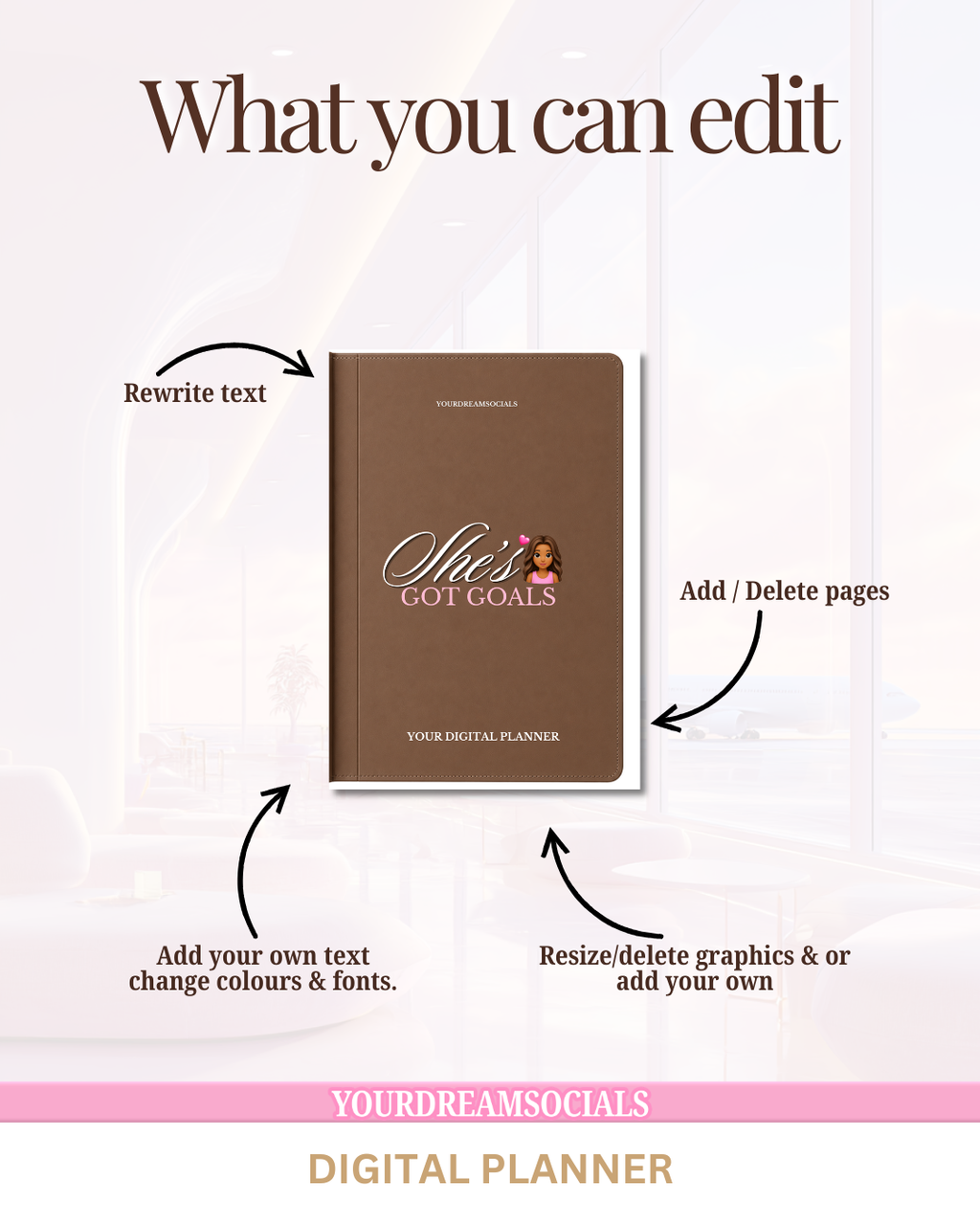 She's Got Goals Digital planner