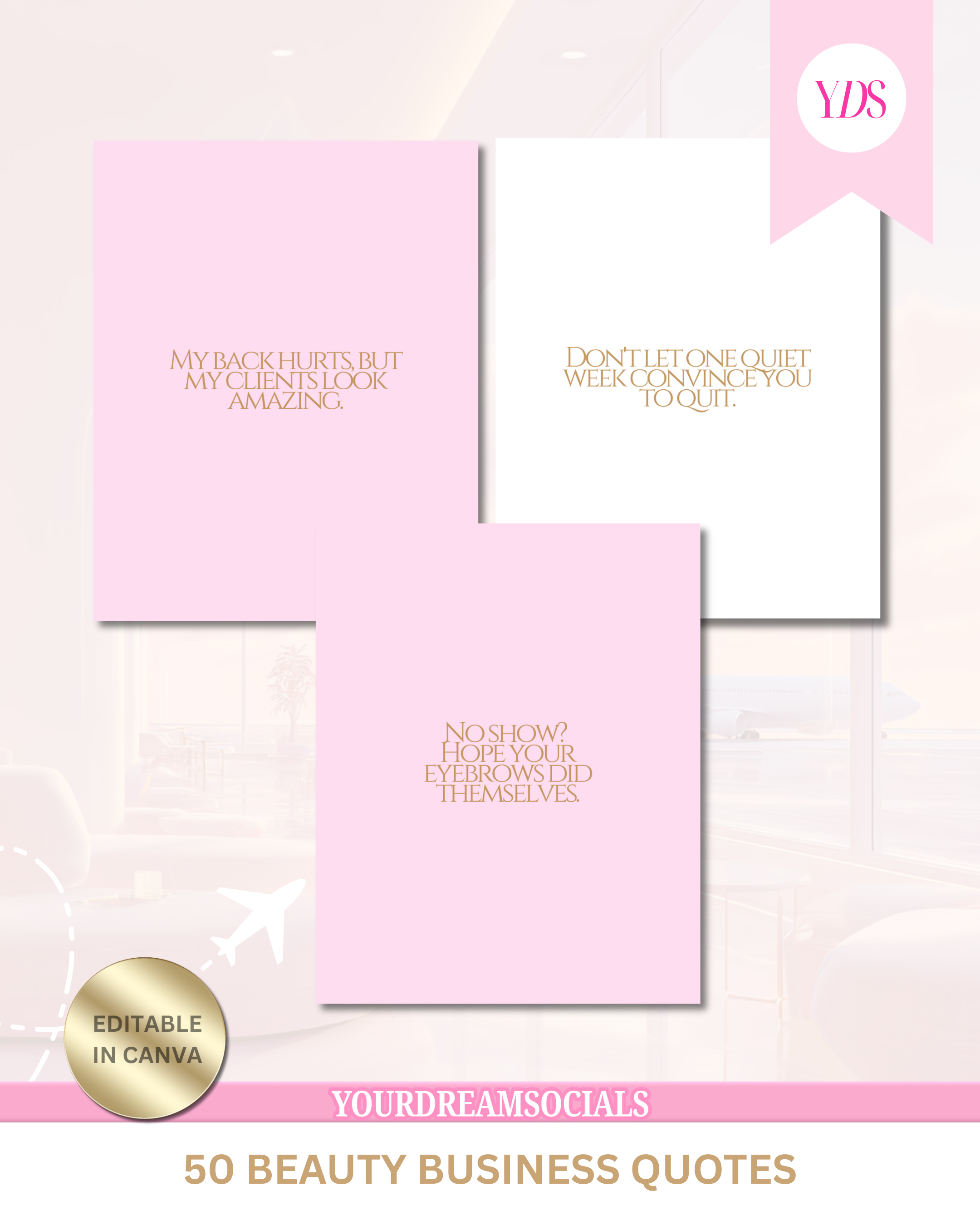 50 Quote Templates for Beauty professionals