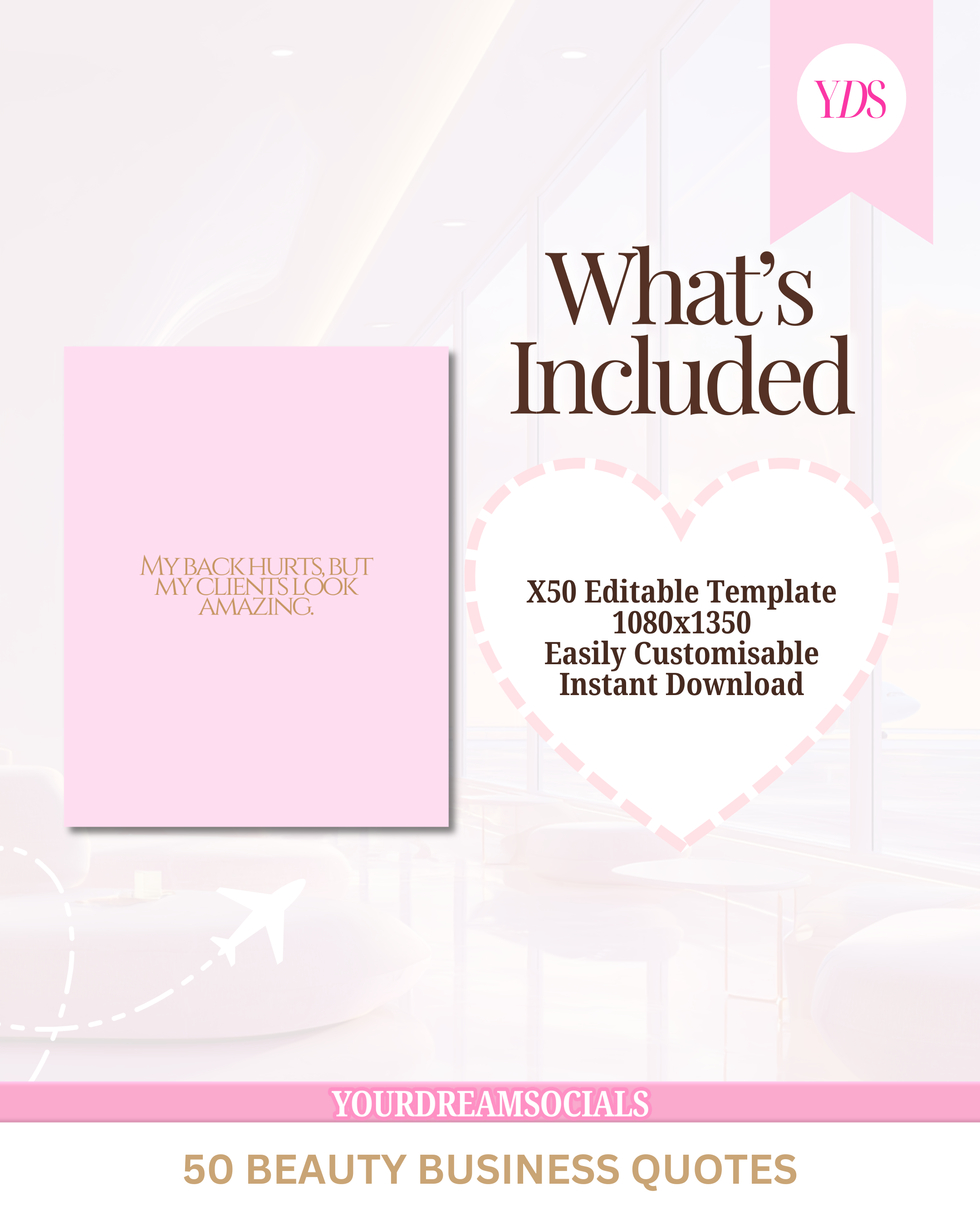 50 Quote Templates for Beauty professionals
