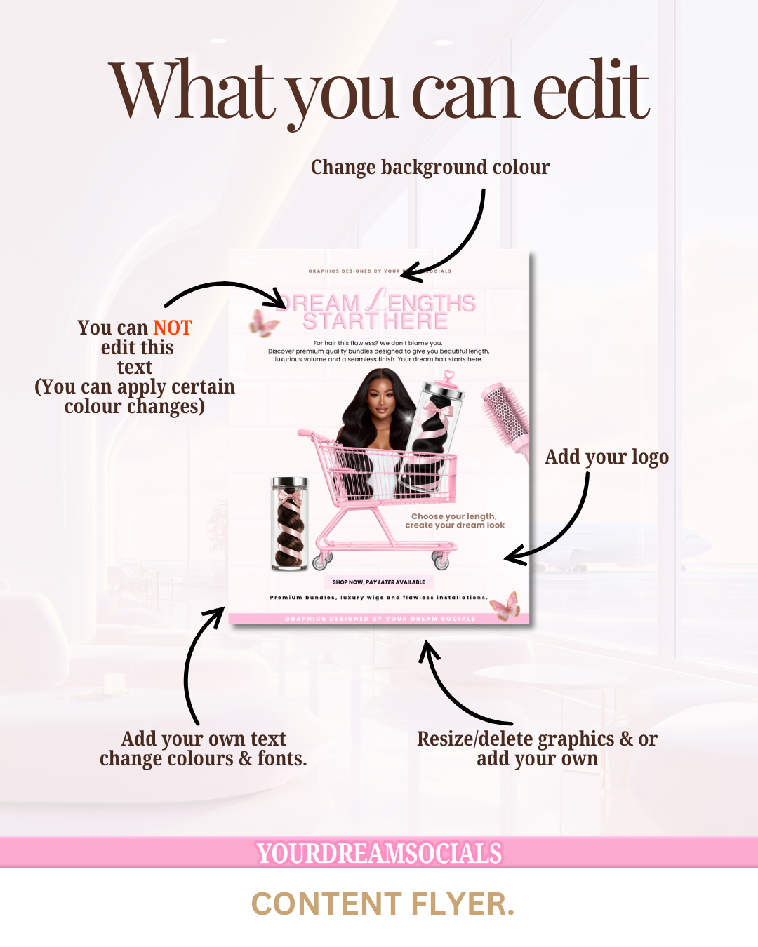 Hair Vendor Template Bundle
