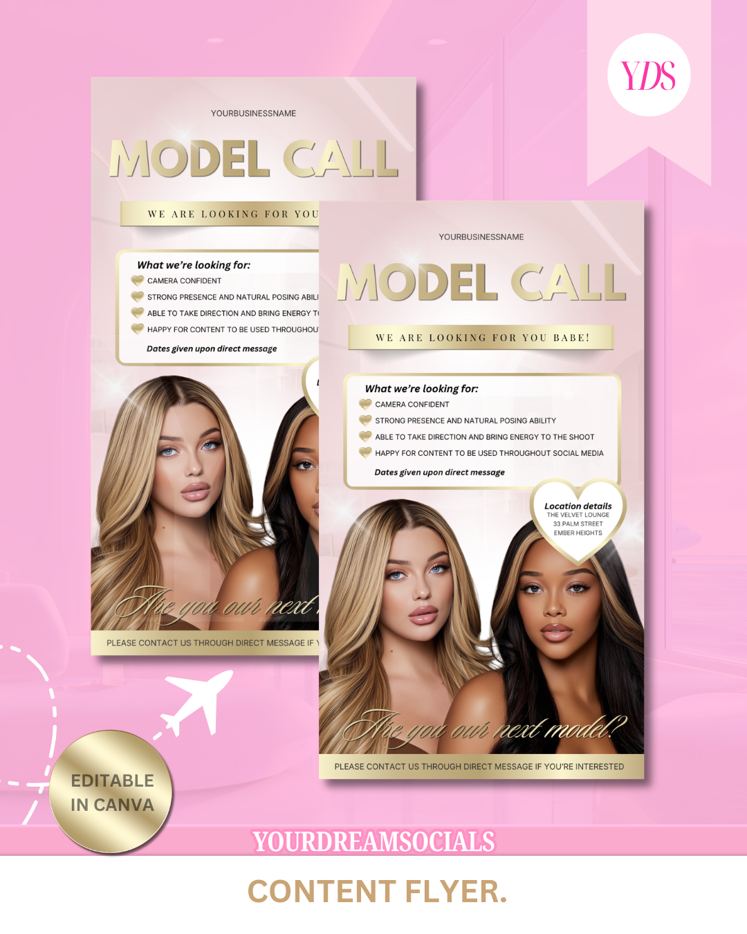 Model call template (Story size)