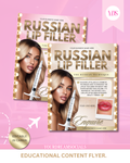 Russian lip filler template