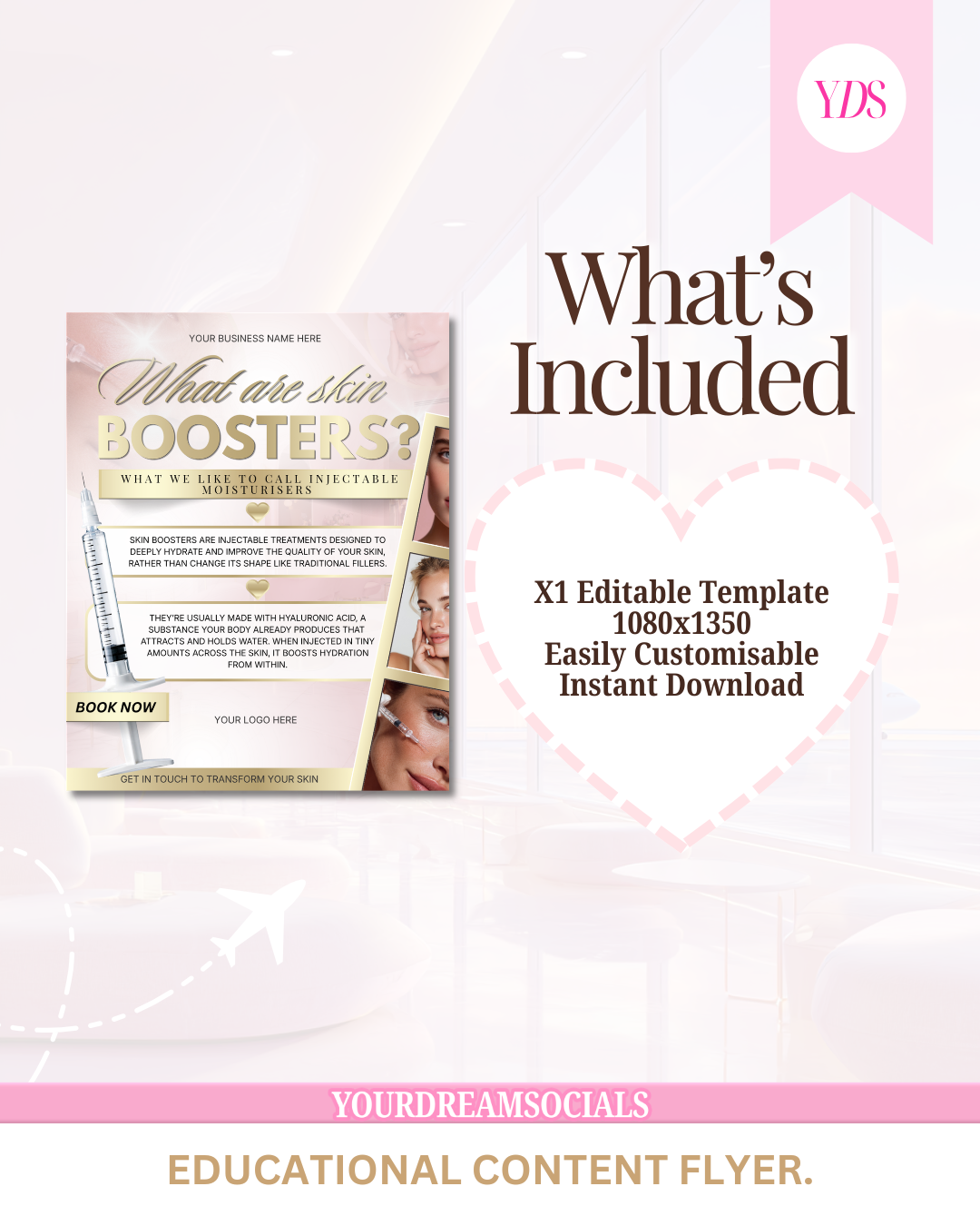 Skin boosters template