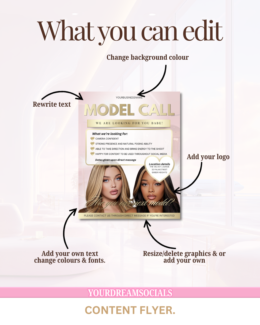 Model call template