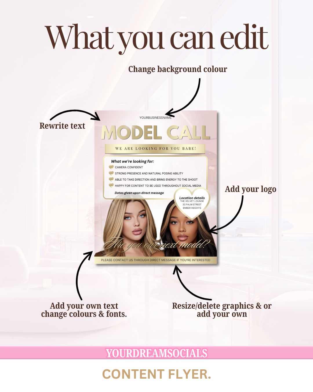 Model call template