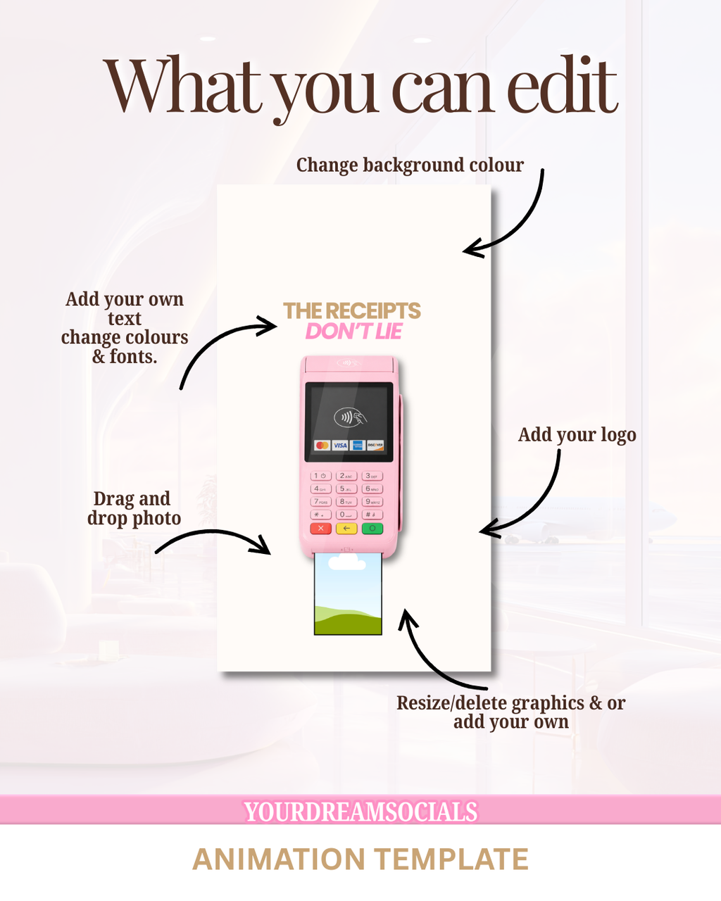 Card machine animation