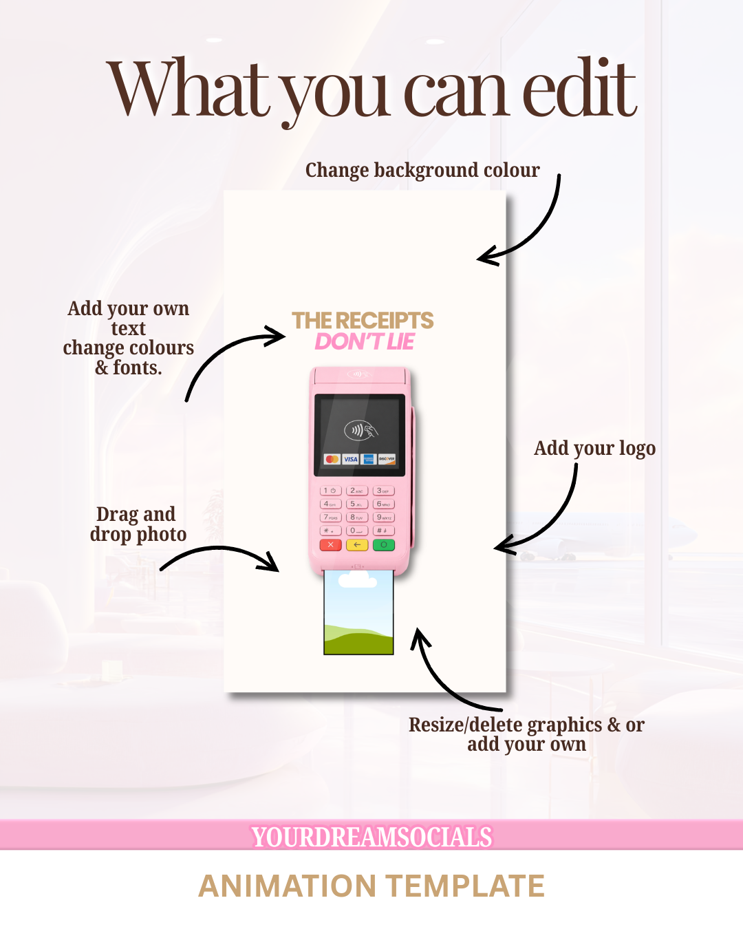 Card machine animation