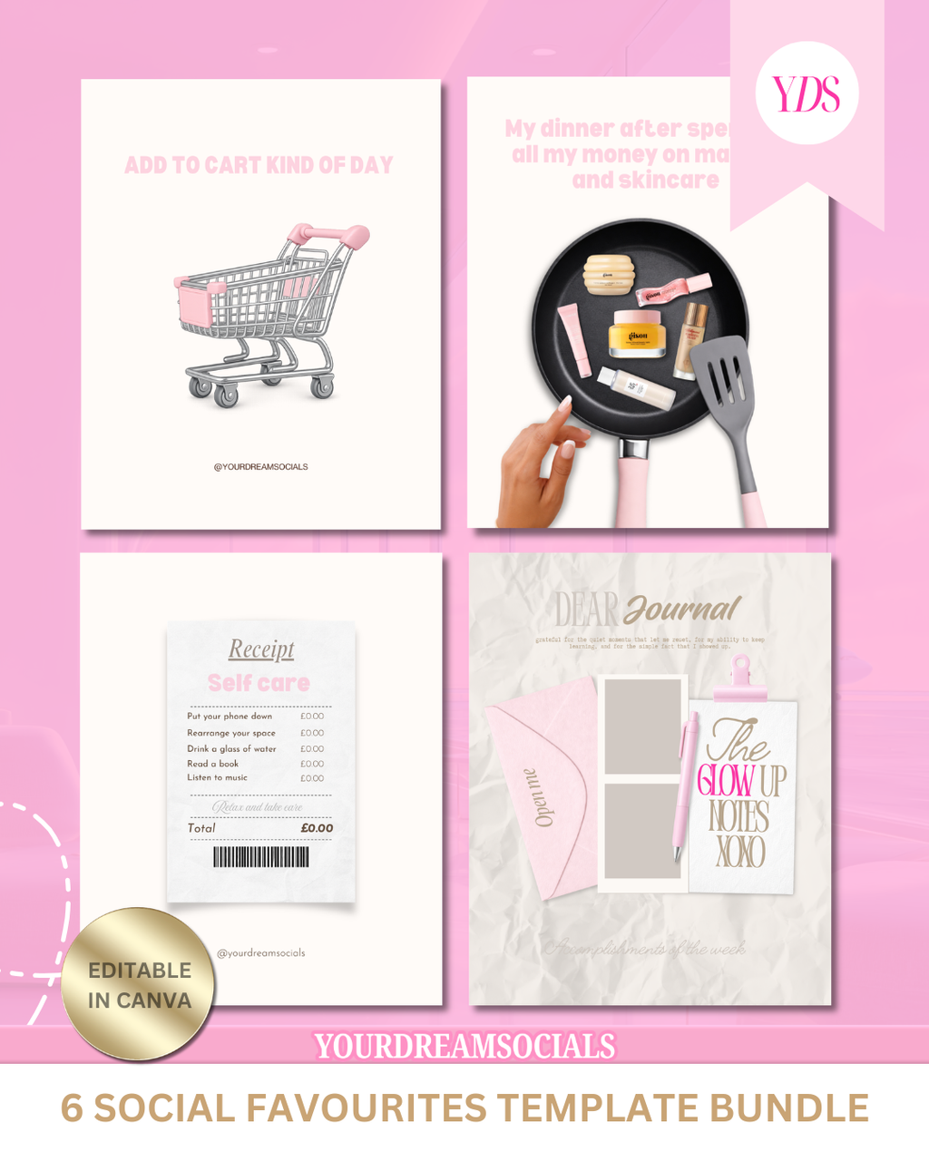 Social favourite templates