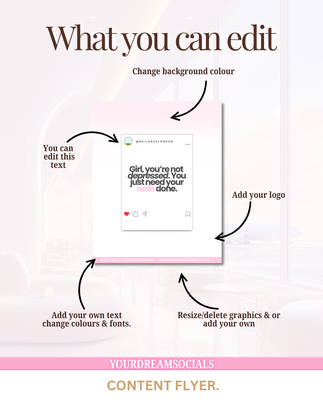 Instagram quote template