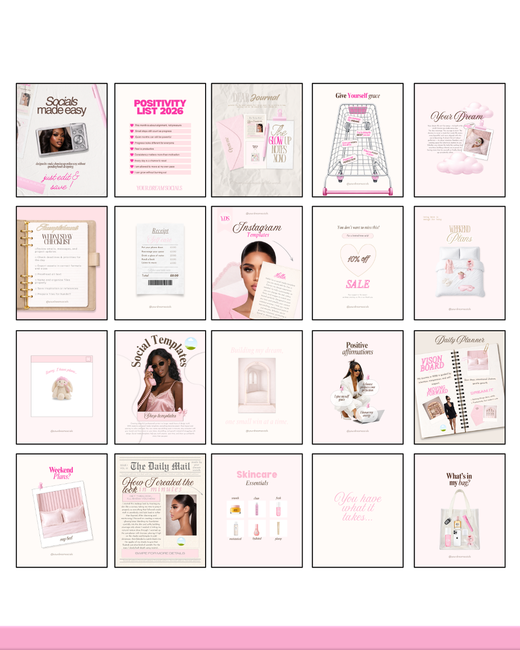 The dreamy template bundle