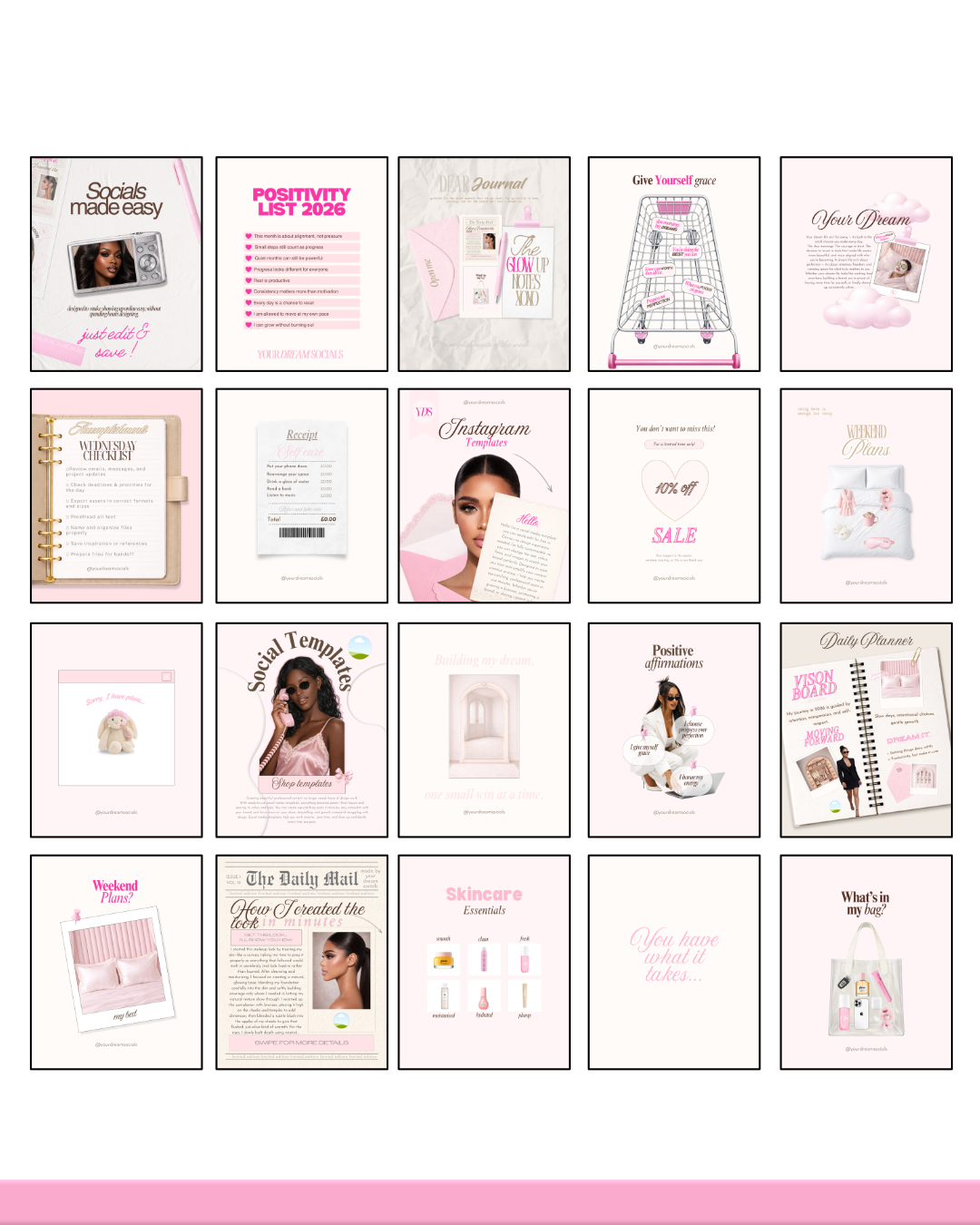 The dreamy template bundle