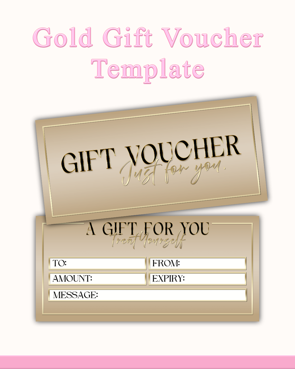 GIFT VOUCHER TEMPLATE