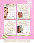 Aesthetics & Skincare Template Bundle