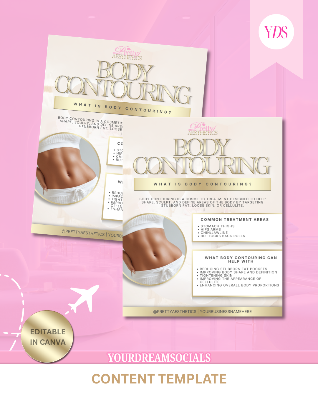 Body contouring template