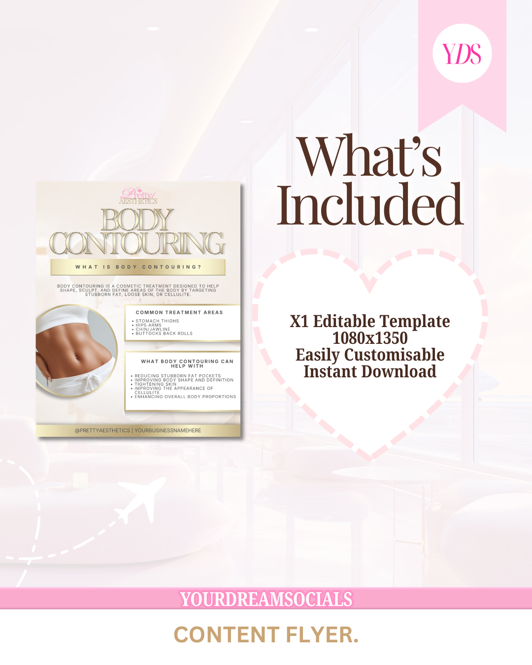 Body contouring template