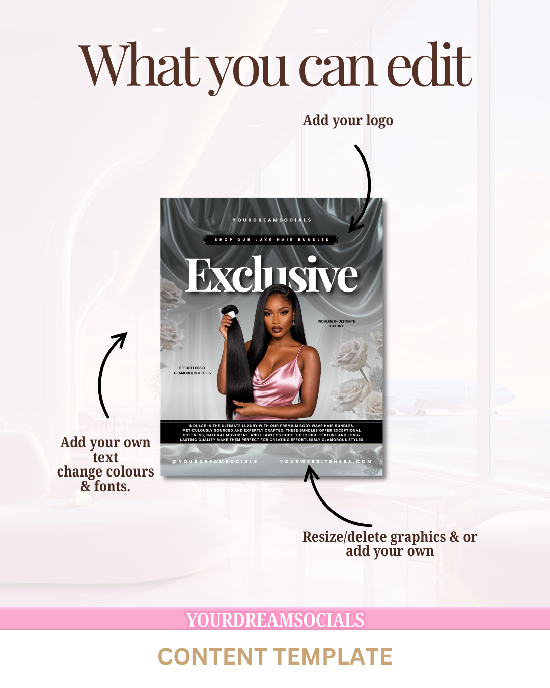 Hair vendor template