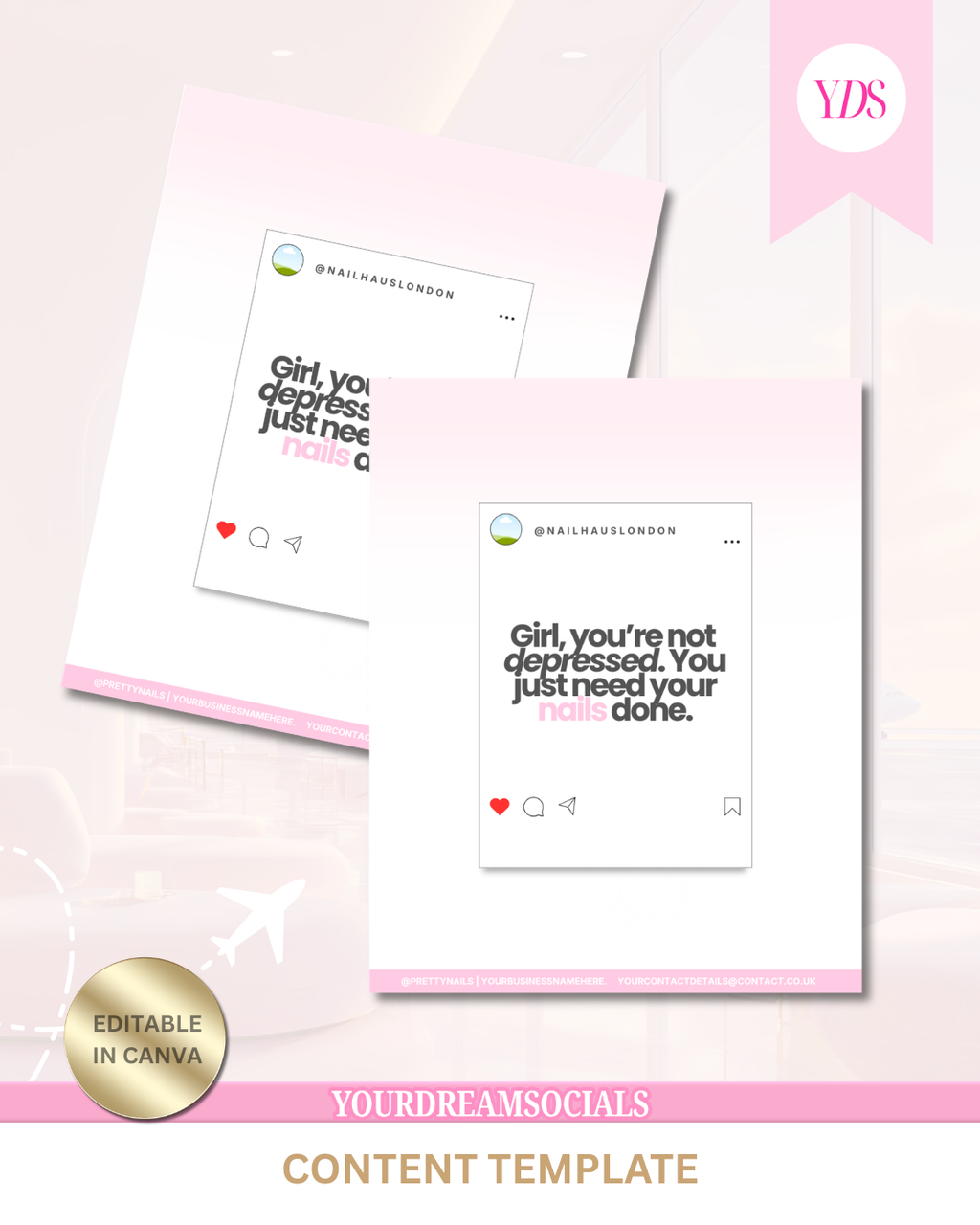 Instagram quote template