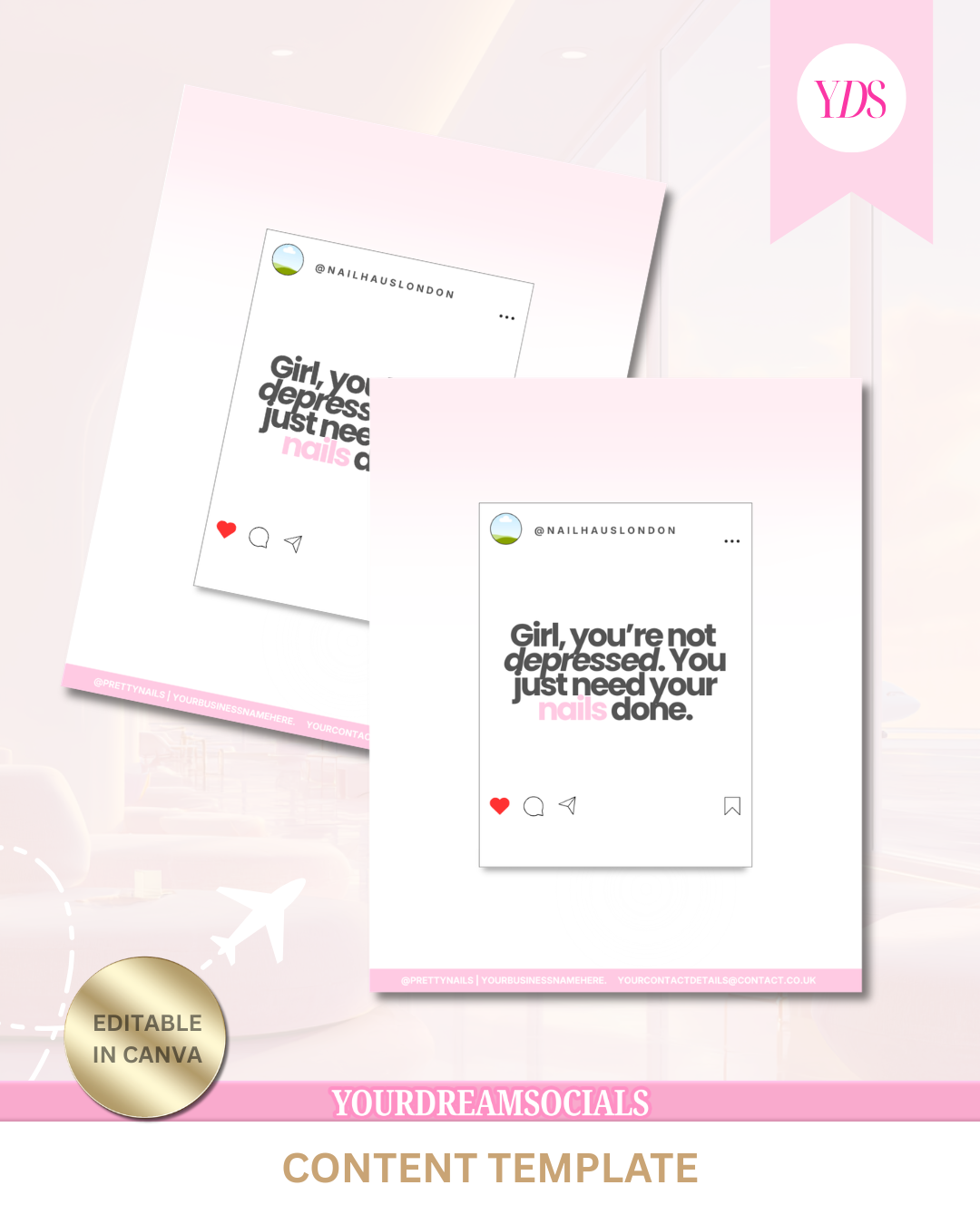 Instagram quote template