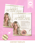 Lash aftercare template