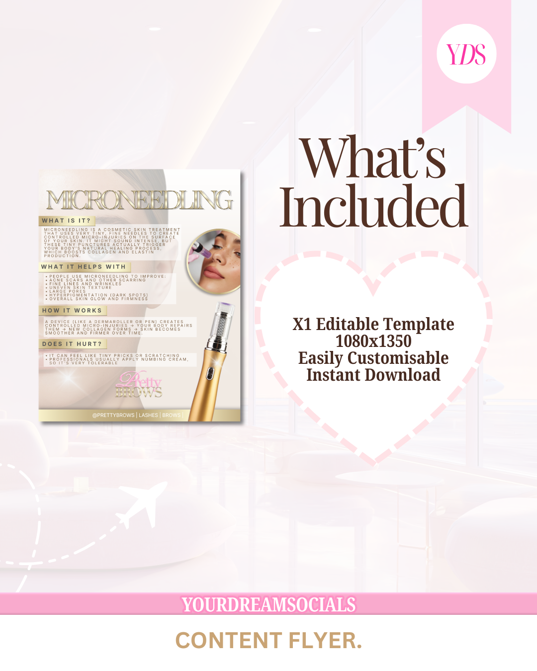 Microneedling template
