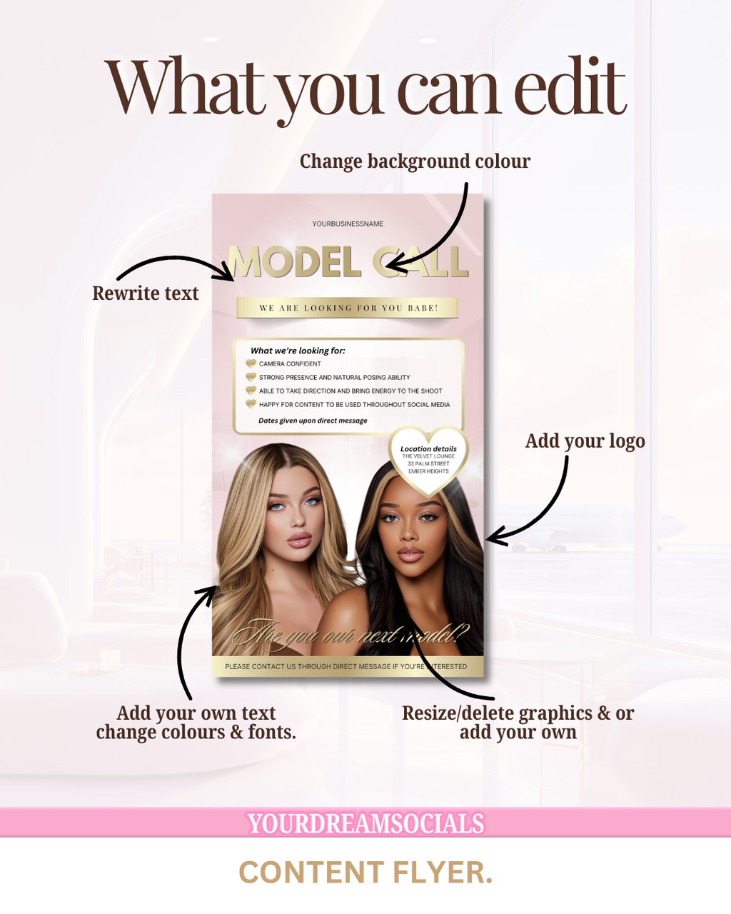Model call template (Story size)