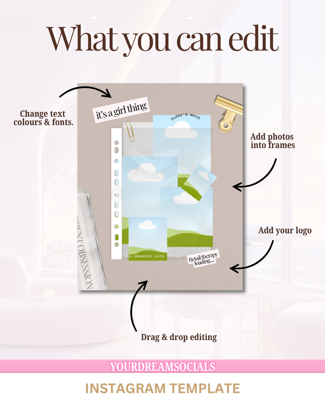 Poly pocket template