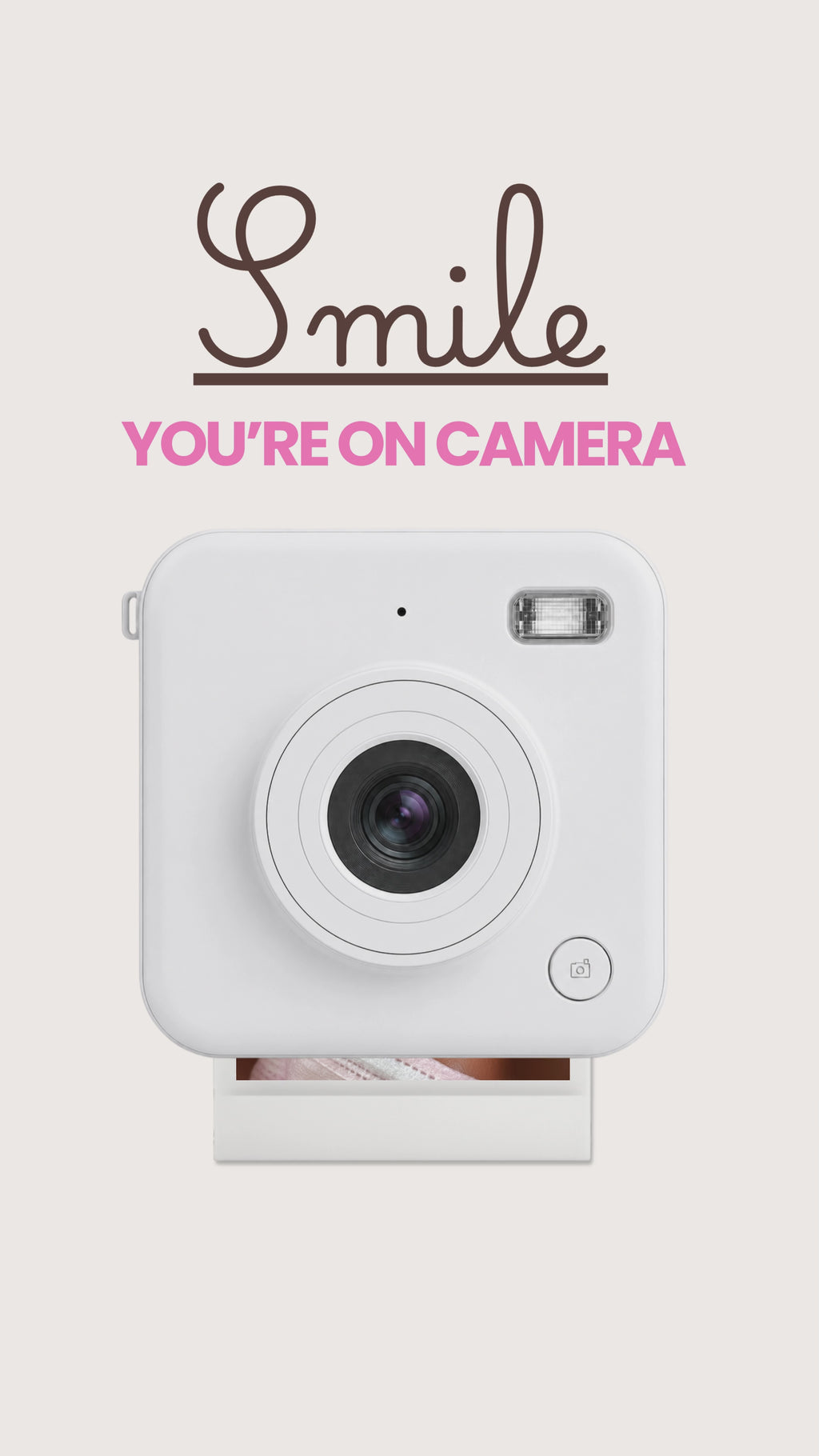 Smile you're on camera animation