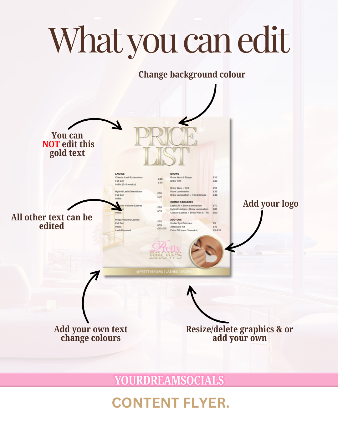 Price list template