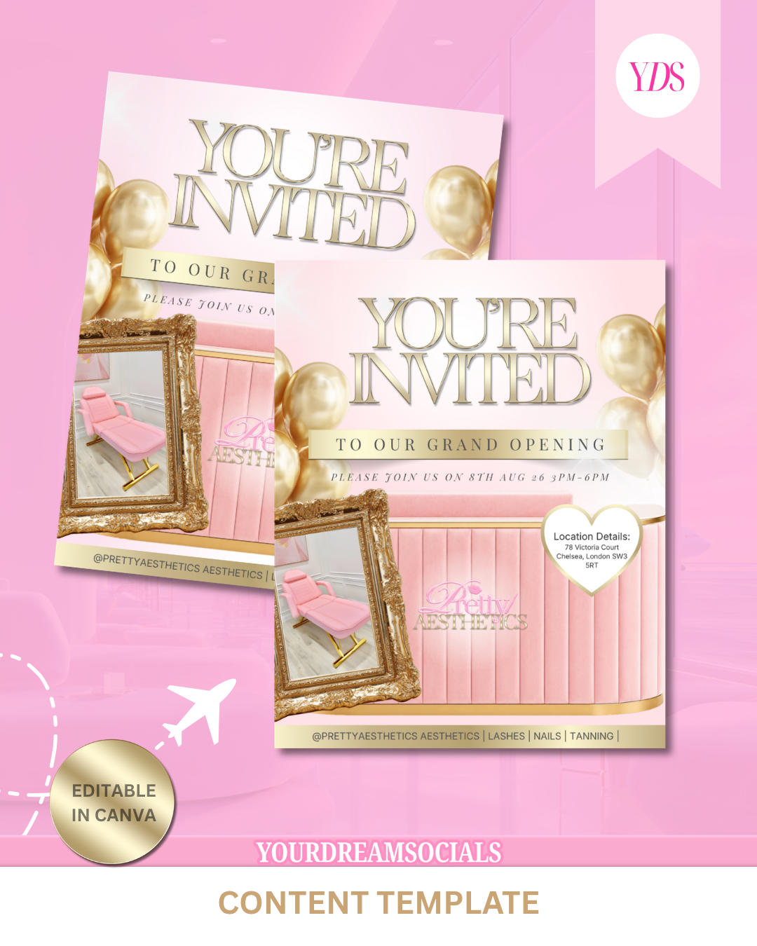 You're invited template