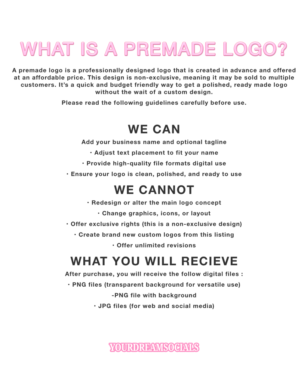 PREMADE LOGO